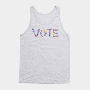 Vote (Wildflowers) Tank Top